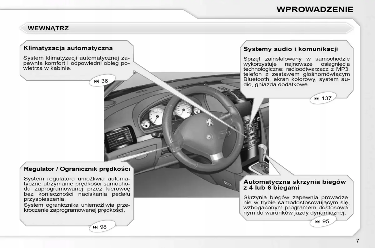 radio peugeot 407 instrukcja - Gdzie jest komputer w Peugeot 407