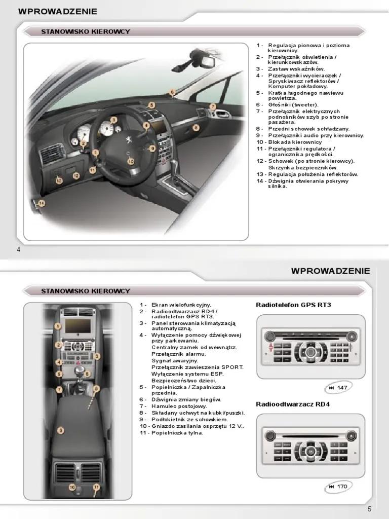 radio peugeot 407 instrukcja - Ile koni ma Peugeot 407 2.0 Diesel
