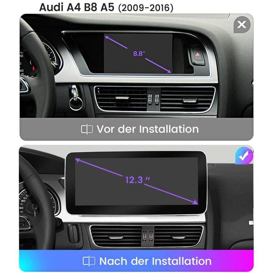 radio nawigacja android audi a4 b8 - Jak połączyć telefon z Audi