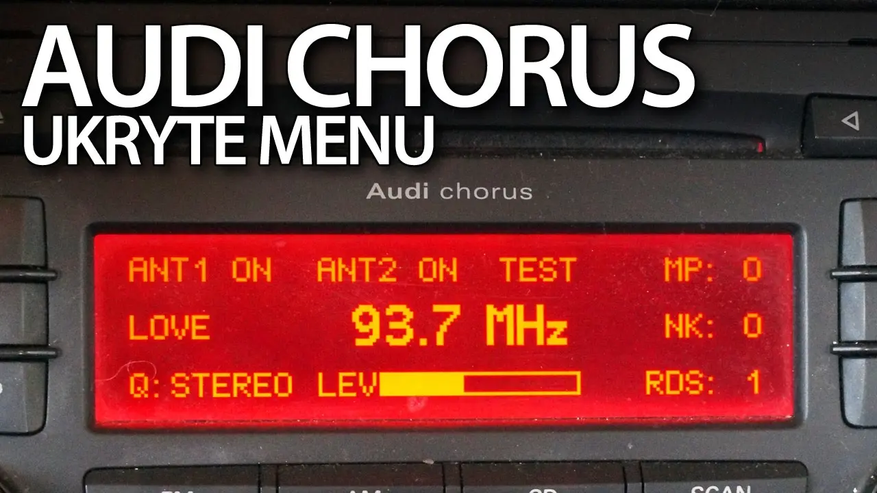radio chorus audi a3 instrukcja - Jak ustawic radio w aucie Audi a3