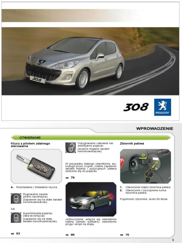 radio peugeot 308 instrukcja - Jak wlaczyc ogrzewanie w Peugeot 308